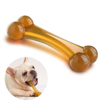 EETOYS S -kokoinen luun muotoinen puremankestävä lemmikkilelu Pehmeä PU koiran hampaiden puhdistus purulelu