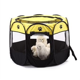 8-side Foldable Pet Tent Dog House Cage Dog Cat Tent Puppy Kennel, Size: 72 x 72 x 45cm