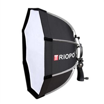 TRIOPO KS55 55 cm kannettava Outdoor kahdeksankulmainen sateenvarjo Softbox Flash Speedlite Soft Box heijastin valokuvastudioon
