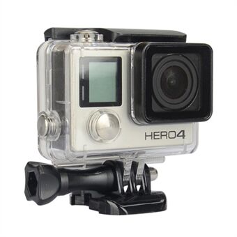 Vedenpitävä runkokotelon suojakuori GoPro Hero 3+ / 4 -toimintakameralle - läpinäkyvä