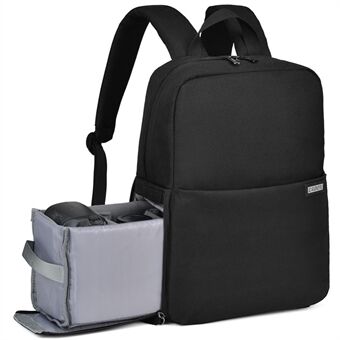 CADEN L4 varkaudenesto ja vedenpitävä kamerareppu SLR/DSLR-kamerareppu vapaa-ajan matkalaukku jalustakiinnikkeellä - koko L 35x18x45cm