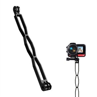 20 cm alumiiniseoksesta valmistettu jatkovarren kiinnitystanko GoPro Hero 10/9/8 / Insta360 One R / DJI-toimintakameralle