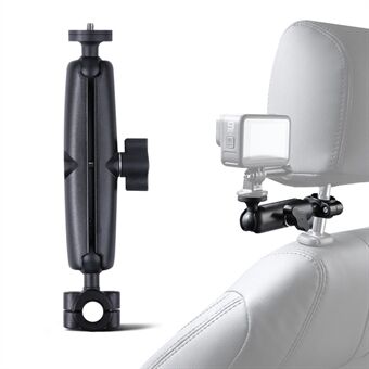 AT1228 360 astetta kääntyvä auton niskatuen taustapeilin kiinnitysteline GoPro Insta 360 -toimintakameroille