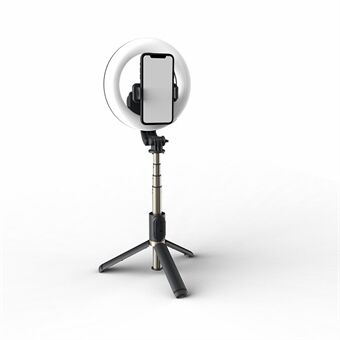 Q07 Kannettava Live Streaming Beauty Fill Light Bluetooth Selfie Stick -jalusta