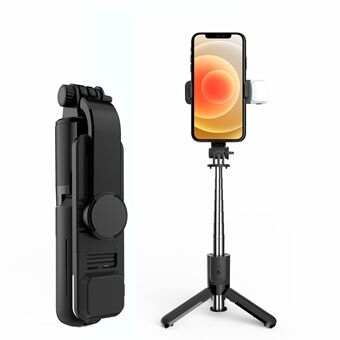 L11S Mini Wireless Bluetooth Selfie Stick kokoontaitettava kolmijalkainen yksijalkainen täyttövalo kaukolaukaisin Smart