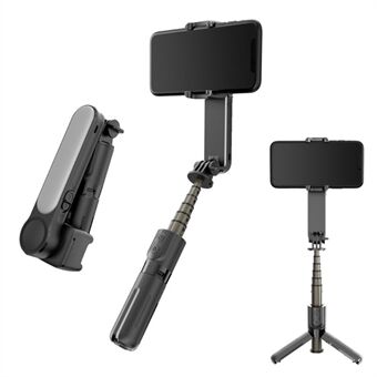 L09 Bluetooth Selfie Stick -jalustakiinnitysvakain himmennettävällä täyttövalolla jatkettavalla kaukosulkimen monopodilla