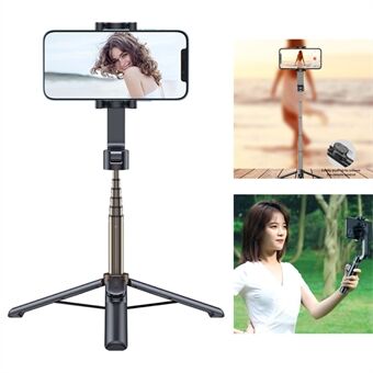 ZPG022 Kannettava kolmijalkainen gimbal-vakain älypuhelimille Jatkettava seisova selfie-tikku puhelimen pidikkeellä / kaukosäätimellä