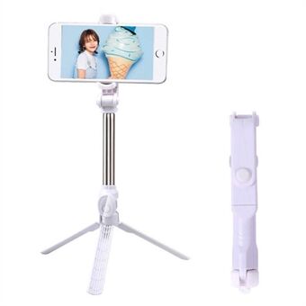 XT10 Wireless Bluetooth Selfie Stick Portable Folding Mini Selfie Stick Retractable Tripod Stand with 360-Degree Rotating Phone Holder