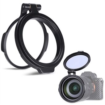 Ring 58mm ND-suodatinrengas Quick Flip Bracket DSLR-kameran lisävaruste