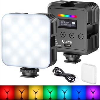 ULANZI VL61 RGB Kannettava ladattava valokuvaustäyttövalokameran LED-lamppu