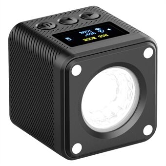ULANZI 2878 L2 RGB Mini COB -videokameran valo himmennettävissä 360 asteen täysvärivalolla silikonilla ja hunajakennohajottimella