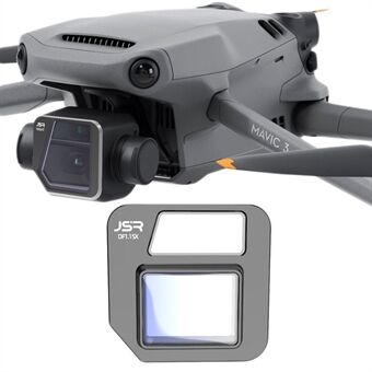 JUNESTAR JSR-1825-25 DJI Mavic 3 Drone Deformation -linssisuodattimelle Optinen lasi DF1.15X kameran linssisuodatin