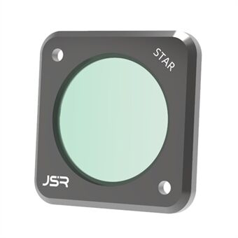 JUNESTAR JSR-1339-15 DJI Action 2 STAR -suodattimelle päällystetty optinen lasi urheilukameran linssisuodatin