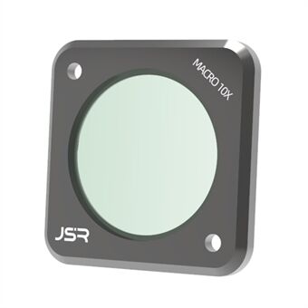 JUNESTAR JSR-1339-13 DJI Action 2 Macro 10X Suodattimelle Urheilukamera Optinen Lasi 10X Linssisuodatin