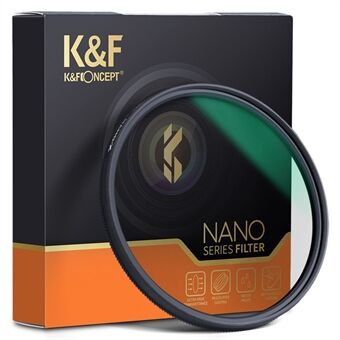 K&F CONCEPT KF01.1225 18-kerroksinen päällystetty erittäin ohut CPL-suodatin 82 mm:n Nano-X pyöreä polarisoiva suodatin Nikon Canon Sony -kameroihin