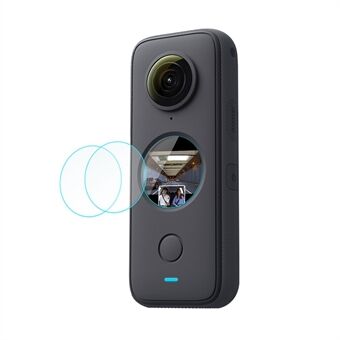 EWB8182_2 2kpl/setti HD 9H Hardness Tempered Glass Näytönsuojakalvo Insta360 ONE X2:lle
