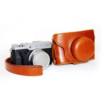 PU-nahkainen kameralaukun suojakuori Fujifilm X30:lle