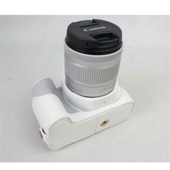 PU-nahkainen puolipohjainen kamerasuojakotelo Canon EOS 200D:lle