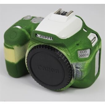 Pehmeä silikonikotelon suoja Canon EOS 200D II -kameralle