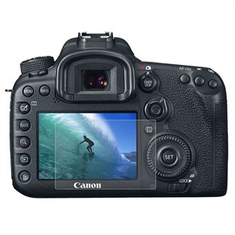 PULUZ PU5504 Canon 7D Mark II -kameralle karkaistu lasi näytönsuojakalvo 0,3 mm 9H 2,5D