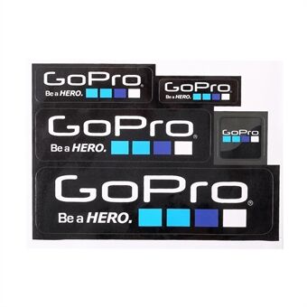 5 kpl / setti GoPro Hero -kameralle Liimatarrat Tarrojen lisävarustesetti