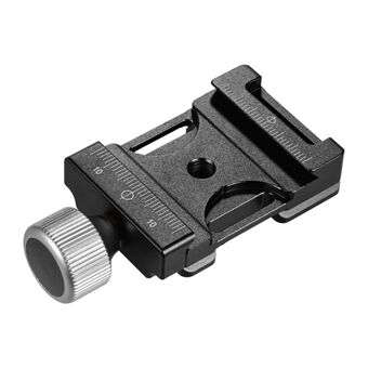 Quick 38mm alumiininen ruuvinupin puristin, joka on yhteensopiva Arca-Swiss QR-levyn kanssa