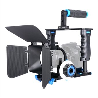 YELANGU C200 Professional Follow Focus Rig DSLR-kamera Rabbit Cage Kit