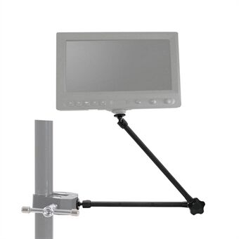 H009 20 tuuman nivelletty taikavarsi kameralle LCD-näyttö mikrofoni Flash Stand