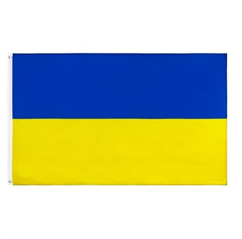Suuri Ukrainan lippu - Ukrainan kansallislippu - 90 x 150- cm