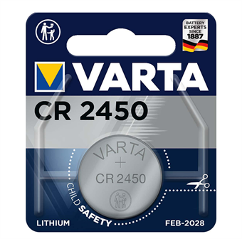 Varta CR2450 Litium-nappiparisto - 1 kpl