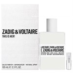 Zadig & Voltaire This is Her - Eau de Parfum - Tuoksunäyte - 2 ml