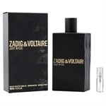 Zadig & Voltaire Just Rock For Him - Eau de Toilette - Tuoksunäyte - 2 ml 