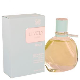 Eau De Lively Brazil by Parfums Lively - Eau De Toilette Spray 100 ml - miehille